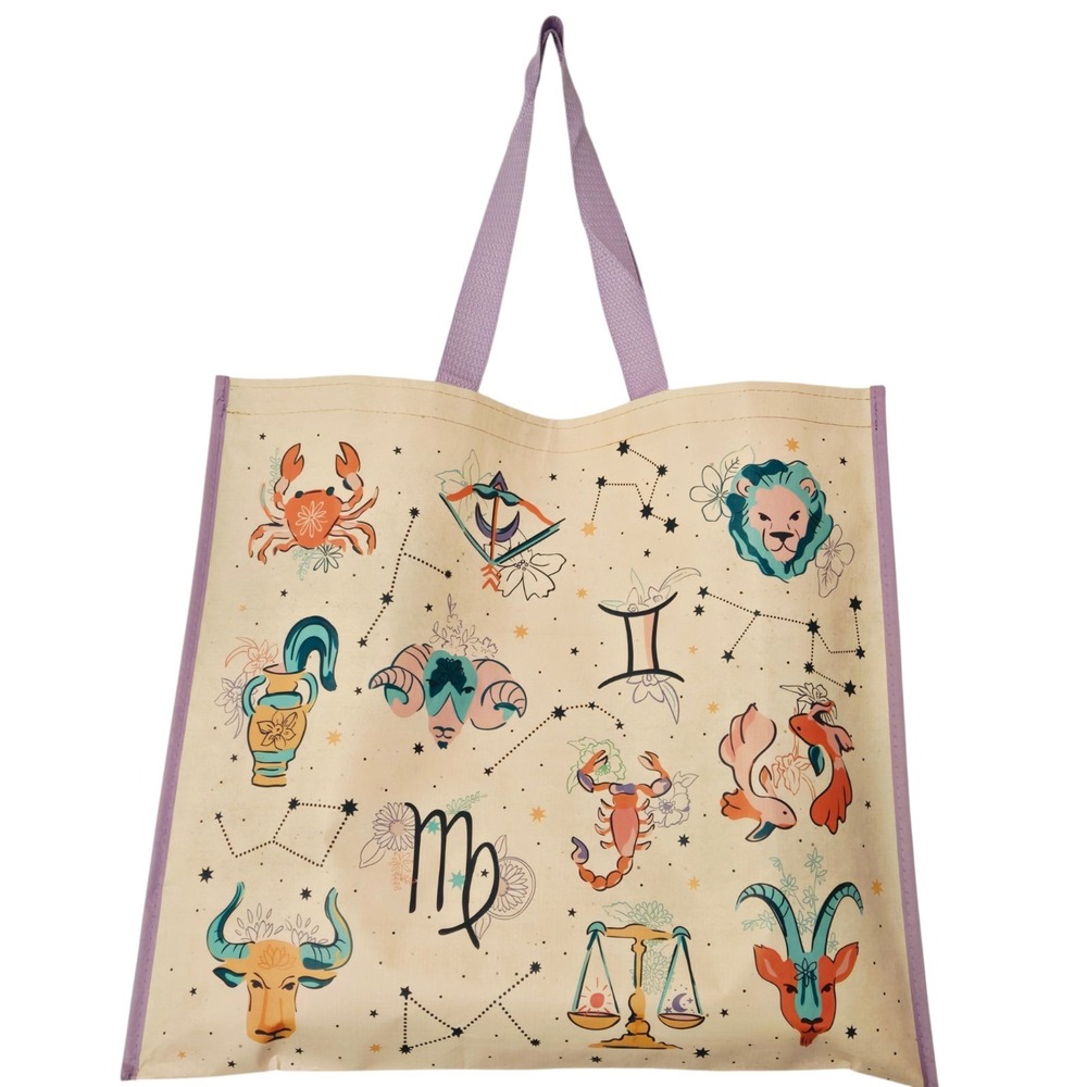 Zodiac Signs Pisces Libra Scorpio Horoscope Gift Bag Recycled Reusable TJMaxx